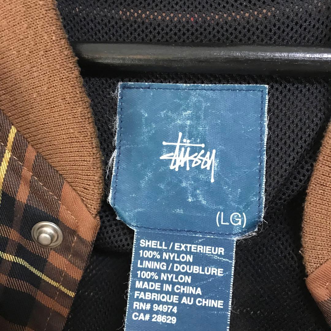 ジャケット・アウター vintage stussy classic check jacket dg