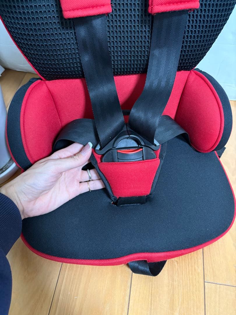 【美品】日本育児 トラベルベストEC+ チャイルドシート ジュニアシート 取説付