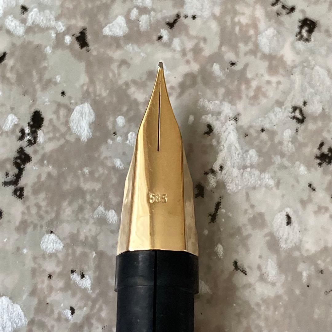 #154 オーバーホール済み 万年筆 モンブラン MONTBLANC 14k