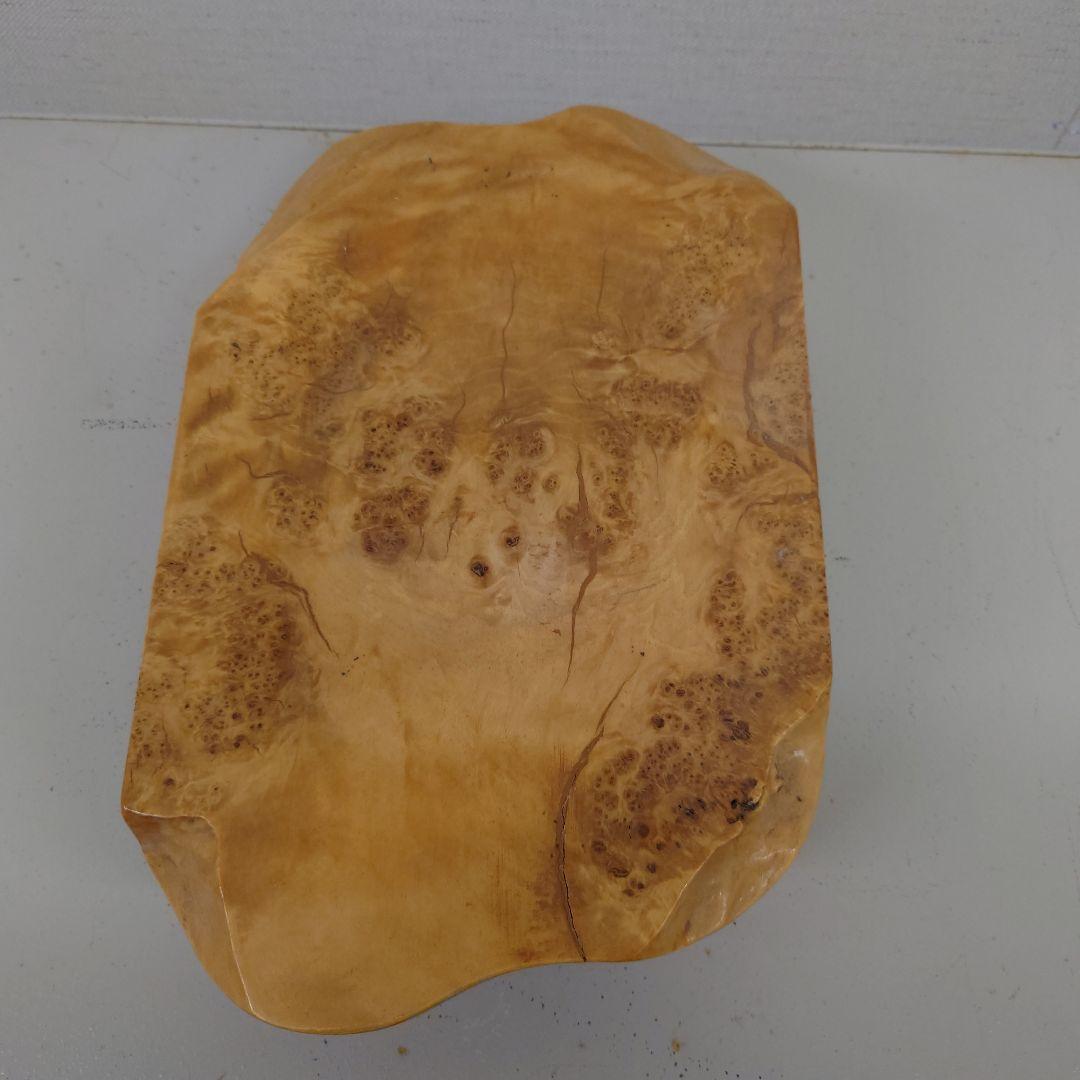 木製バール模様皿 約30cm