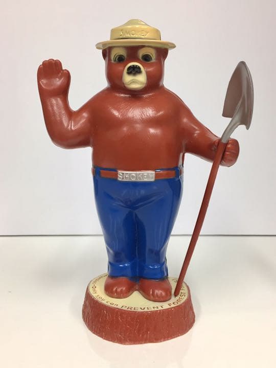 箱付きSMOKEY BEAR スモーキーベア 貯金箱
