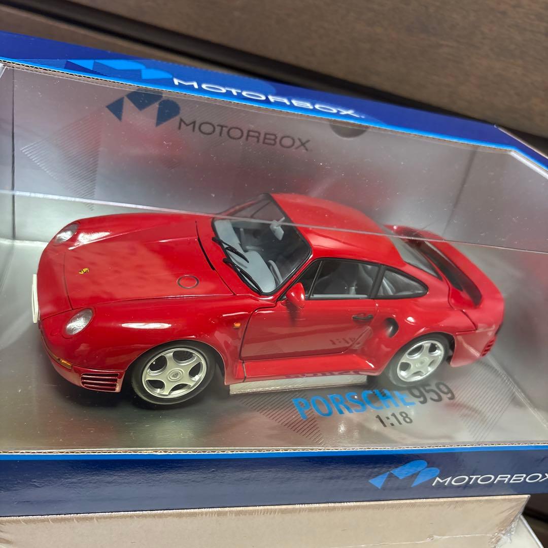京商　モーターボックス　ポルシェ959 1/18 未開封