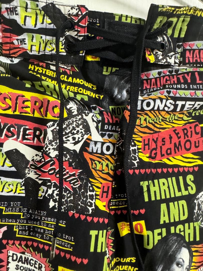 ヒステリックグラマー 水陸両用 2way スイムショーツ M 総柄パンツ