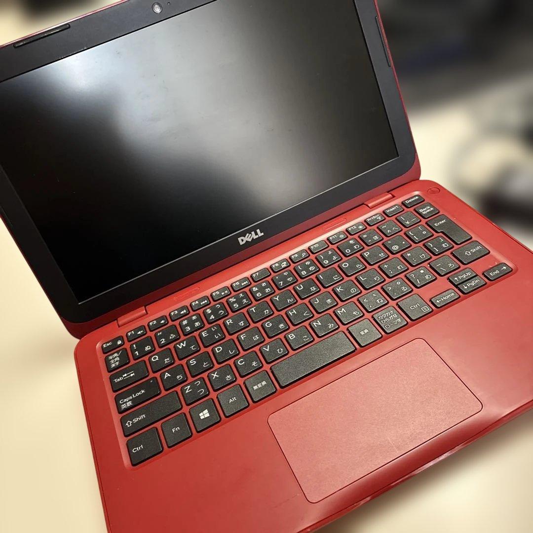 Dell 赤ノートPC ACアダプター付き