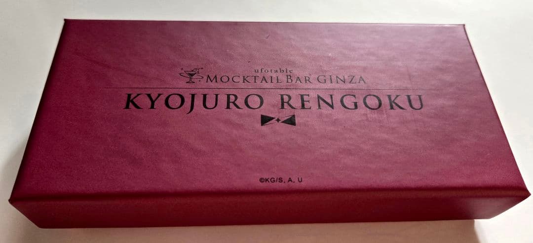 鬼滅の刃　モクテルバー銀座　モチーフスリムスカーフ•蝶ネクタイ　煉獄杏寿郎