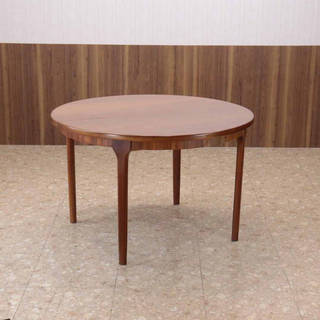 ダイニングテーブル ラウンド 伸長式 マッキントッシュ イギリス チーク