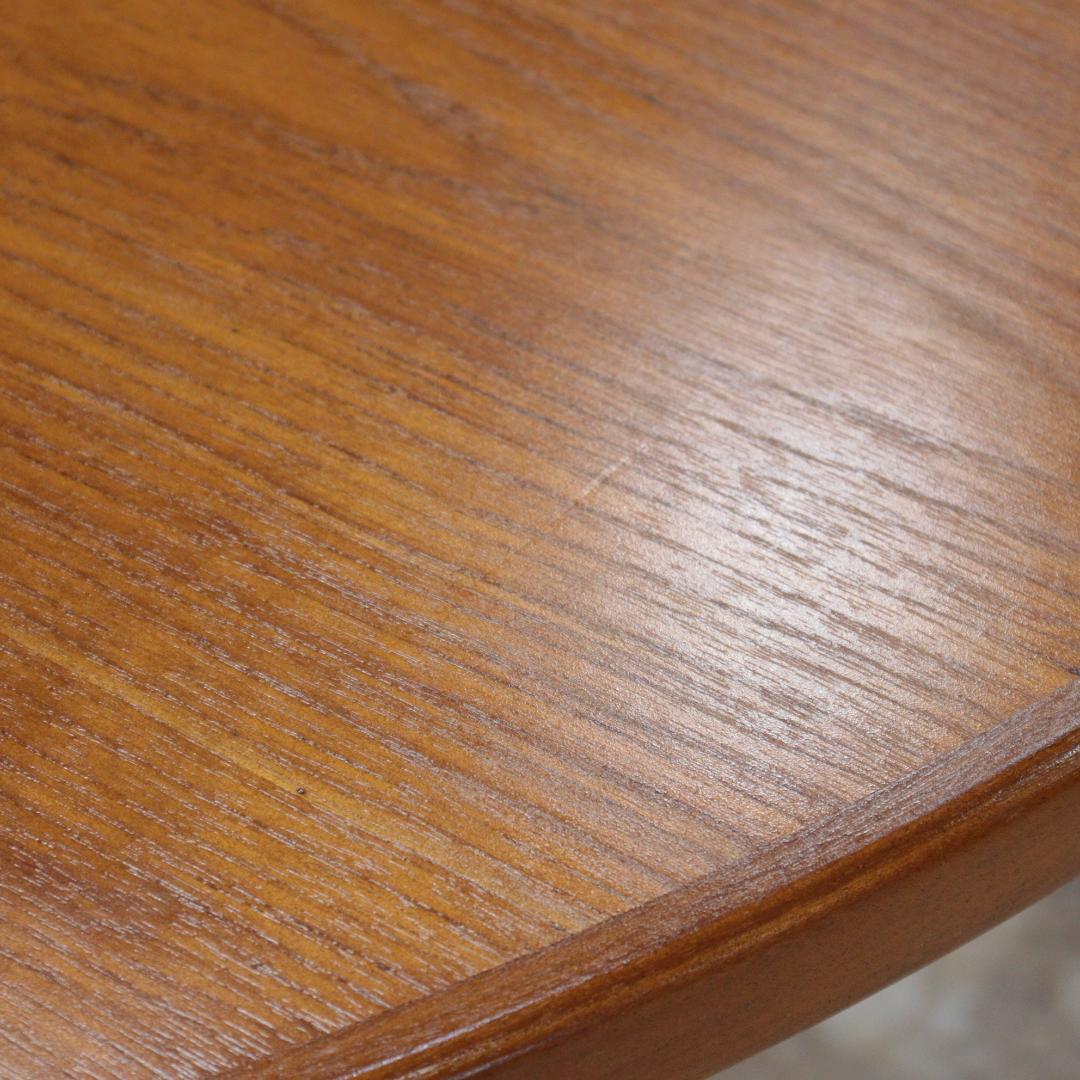 ダイニングテーブル ラウンド 伸長式 マッキントッシュ イギリス チーク