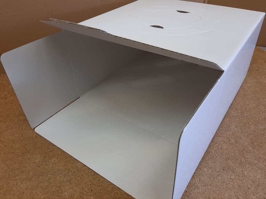 ケース箱　キャリーデコ8号　ホワイト　クリスマスケース箱