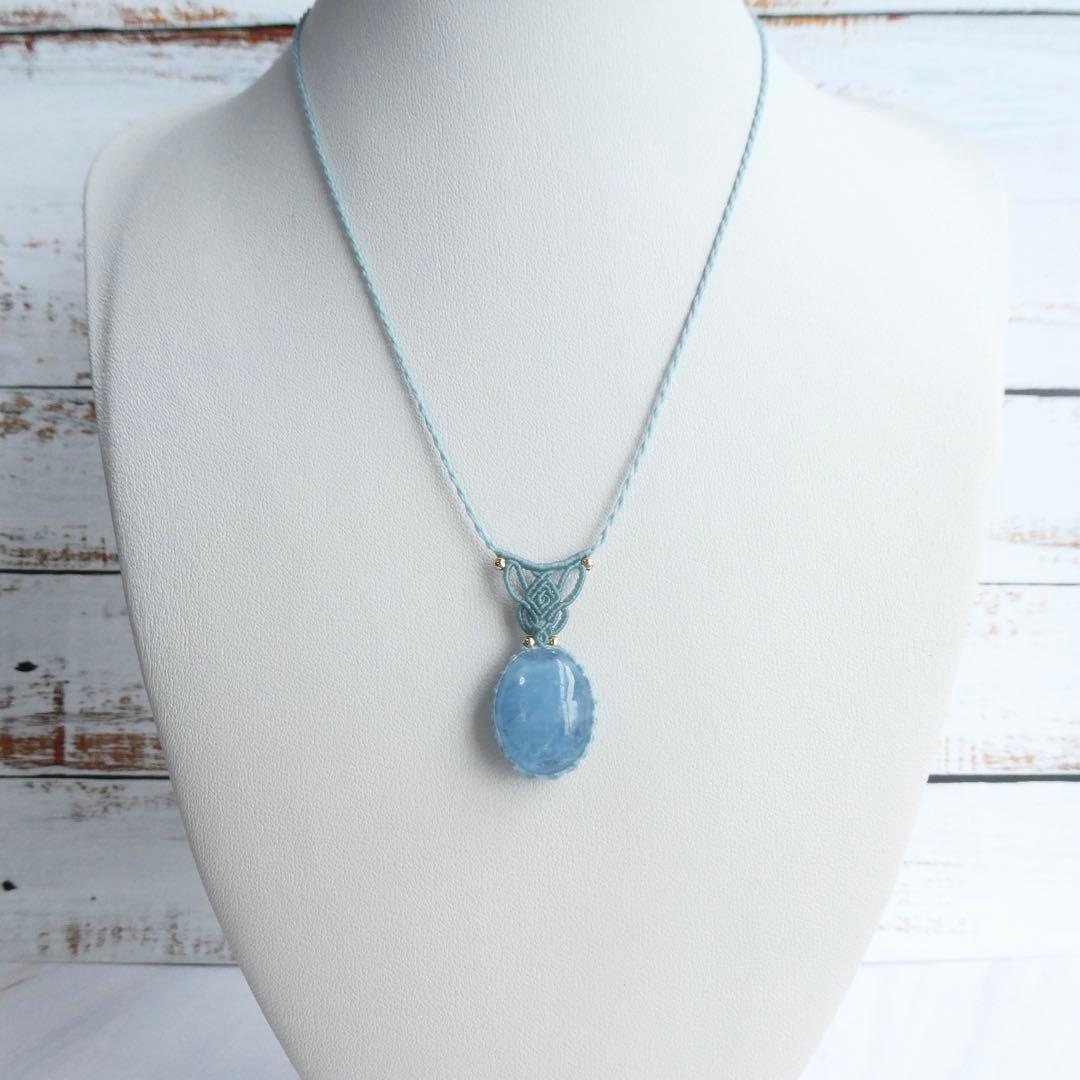 あ〜きゃん　マクラメネックレス２点