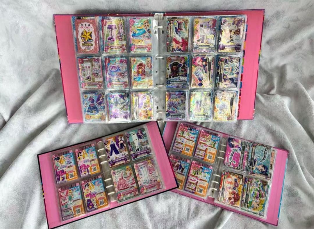 こ*く様 アイカツカード　平成女児カード　まとめ売り　700枚以上　バインダー3
