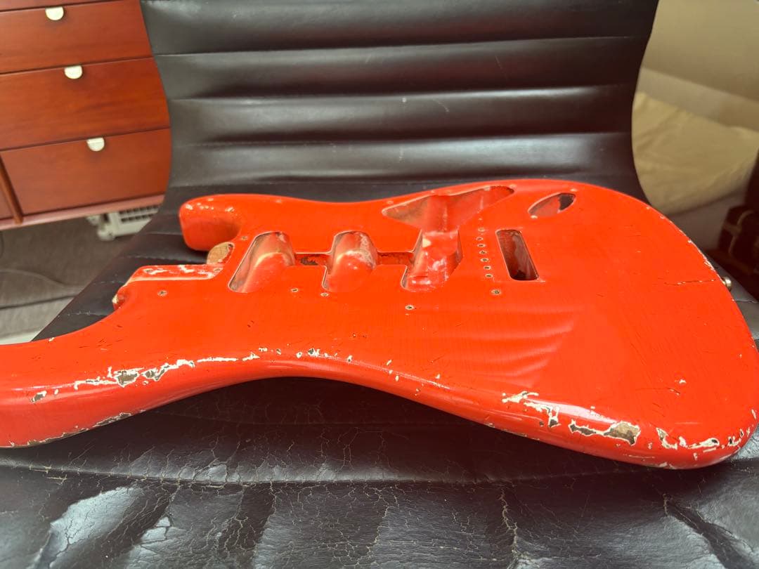 MJT ストラトキャスター　ボディ　fiesta red