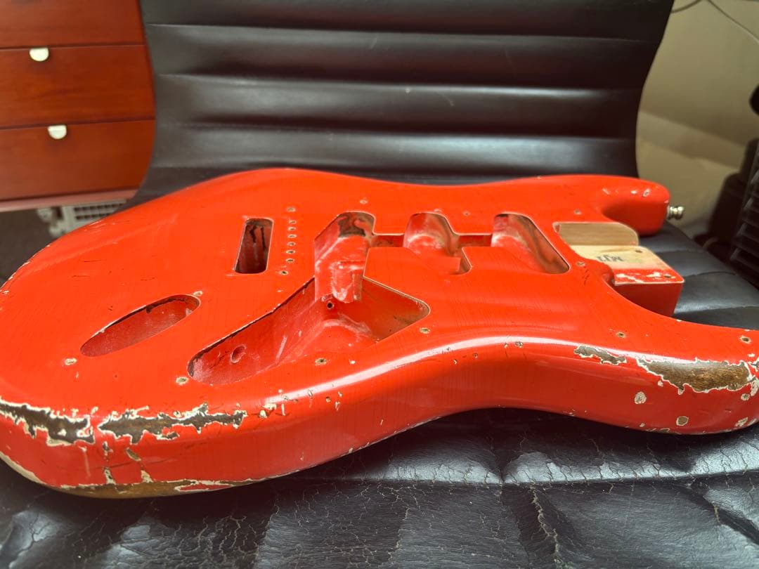 MJT ストラトキャスター　ボディ　fiesta red