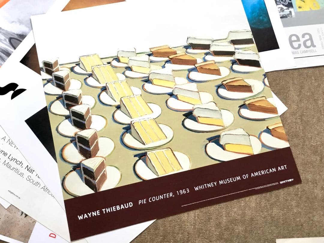 ウェイン・ティーボー　Wayne Thiebaud 「パイカウンター」