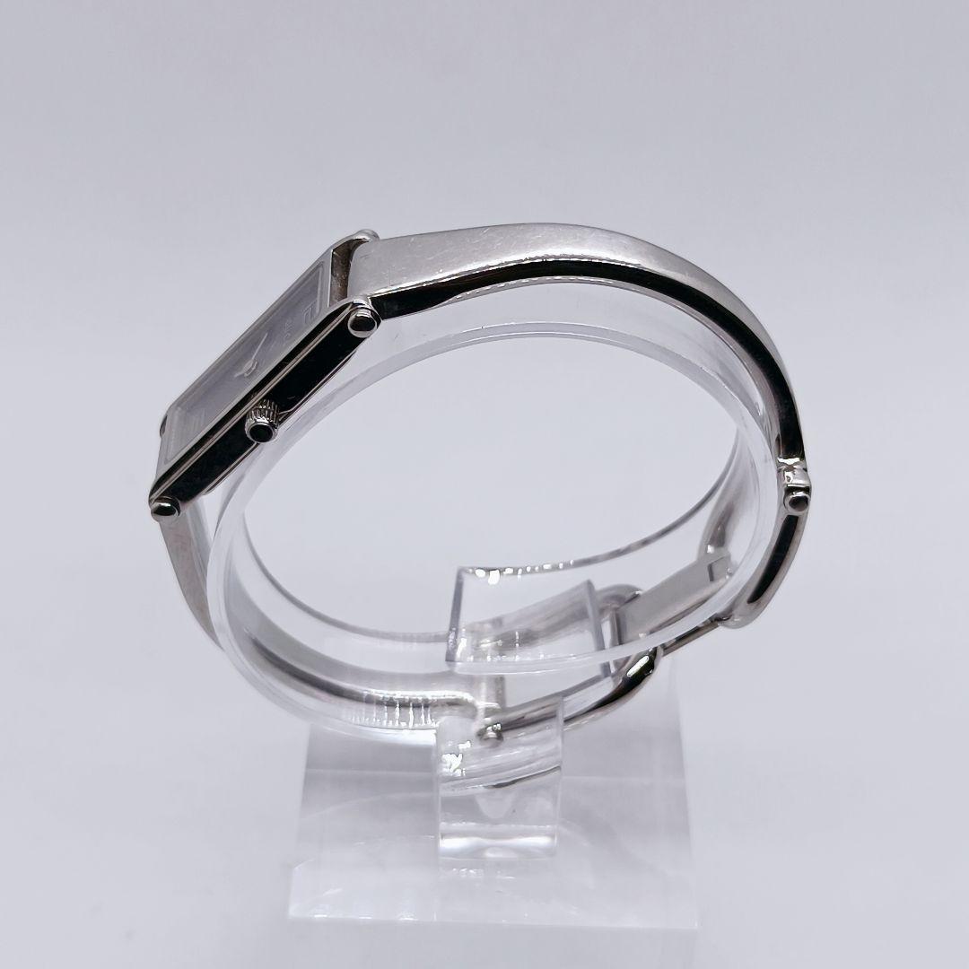 【稼動品】GUCCI 1500L シルバーシェル文字盤 シルバーバングル