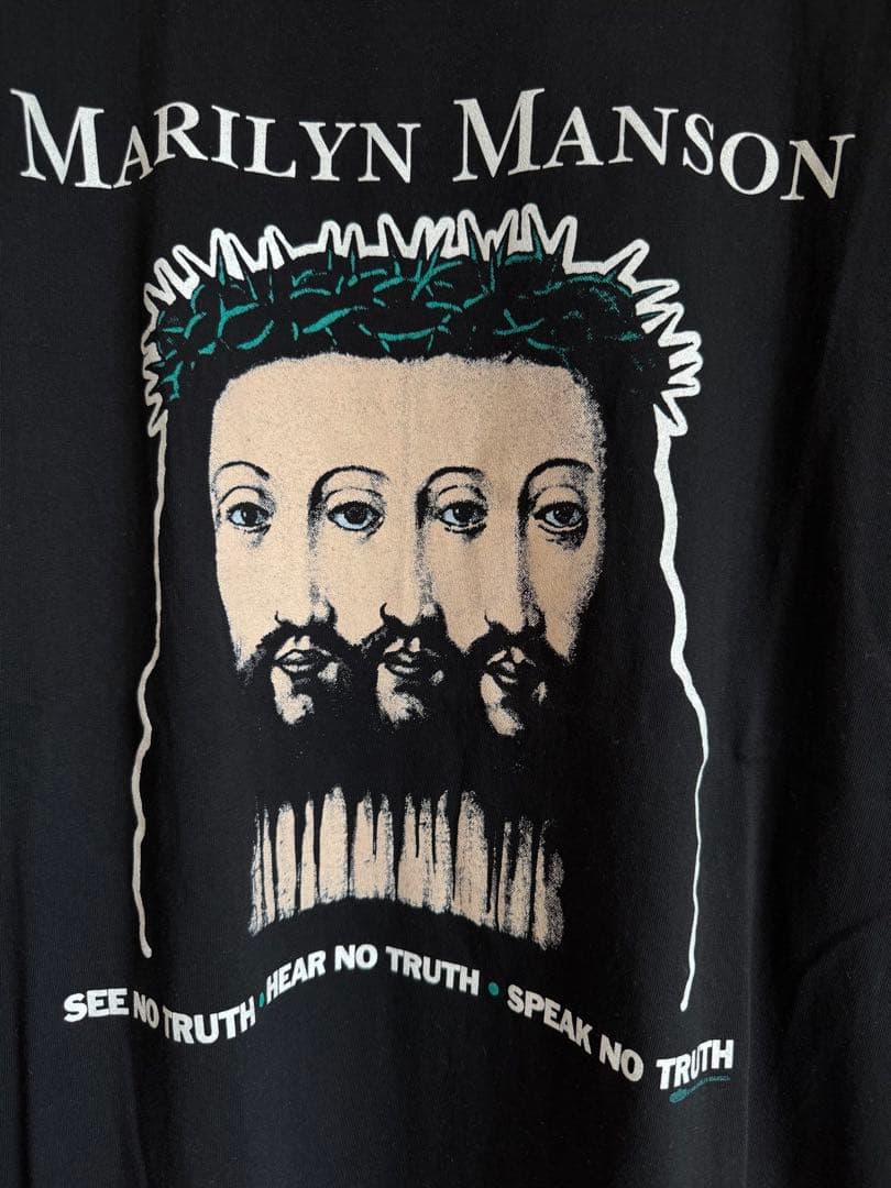 Marilyn Manson Believe 90s XL ヴィンテージTシャツ