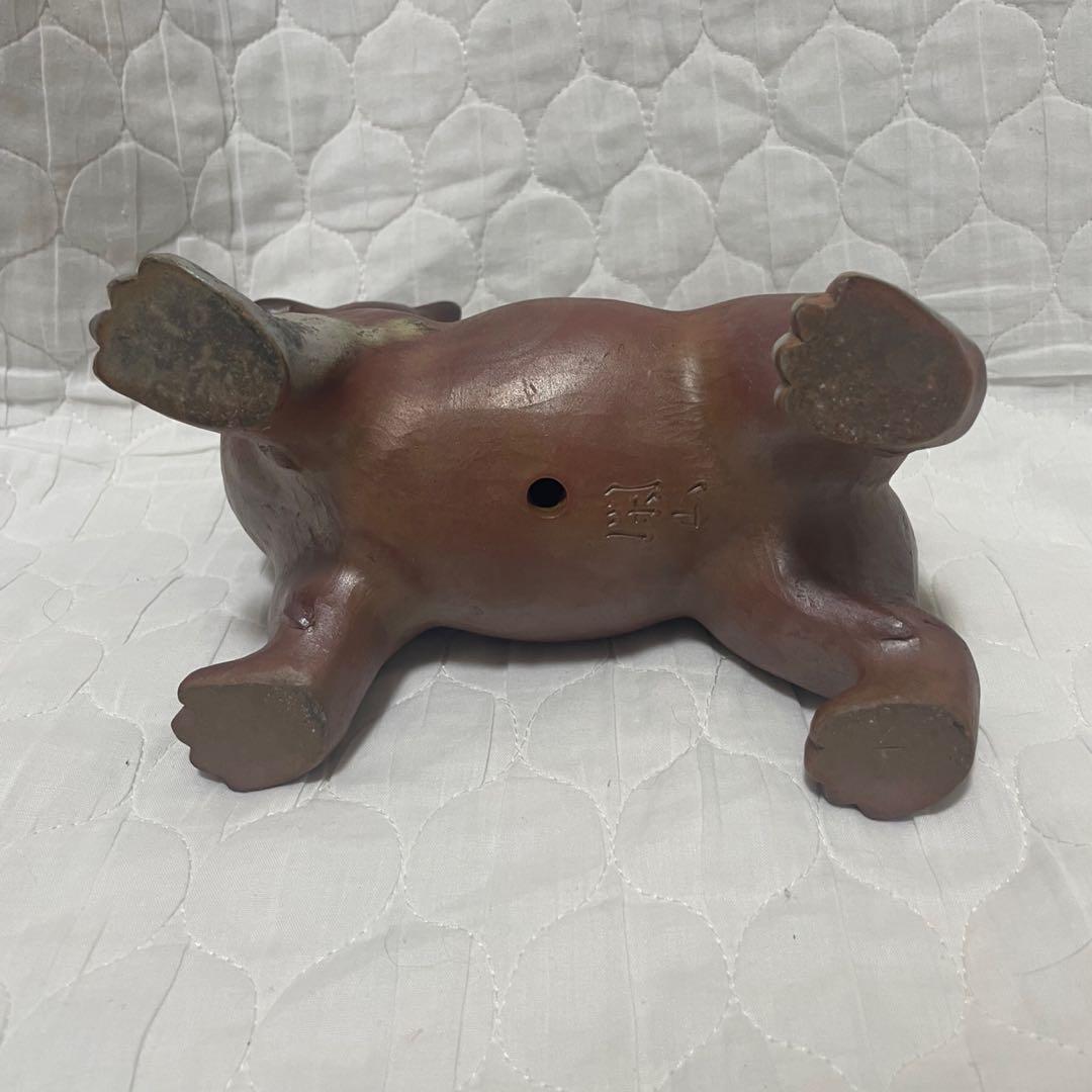 備前焼　犬　戌の置物