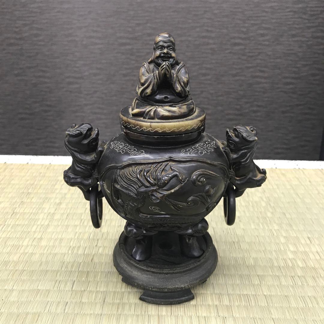 香炉　石　古い香炉　アンティーク