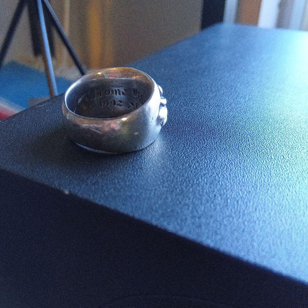 クロムハーツ　フローラルクロスリング　15号