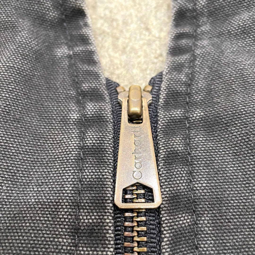 【希少モデル！】Carhartt カーハート　ダック　ベスト　ブラック　黒　ボア