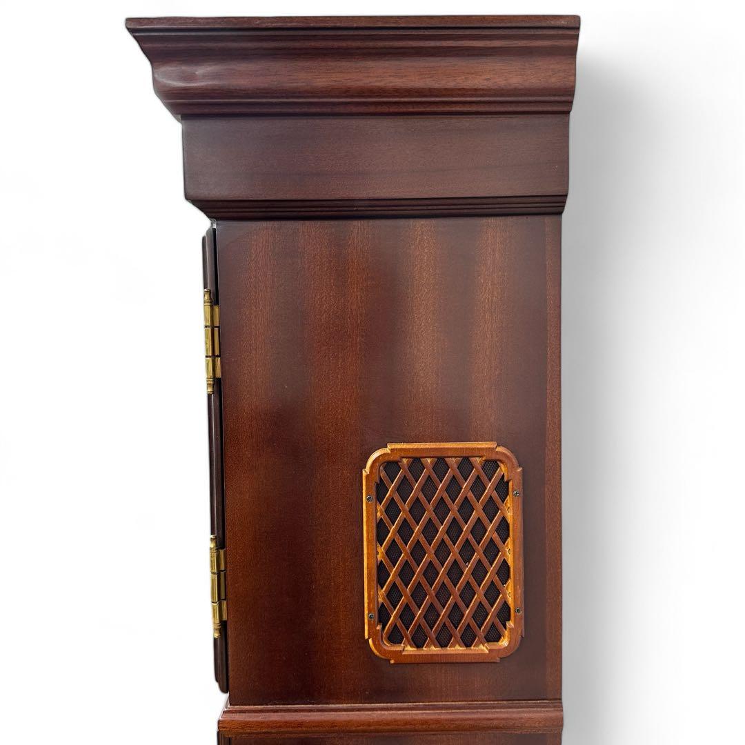 希少品 高級 完動品 ホールクロック リズム時計 木製 振り子 約180cm