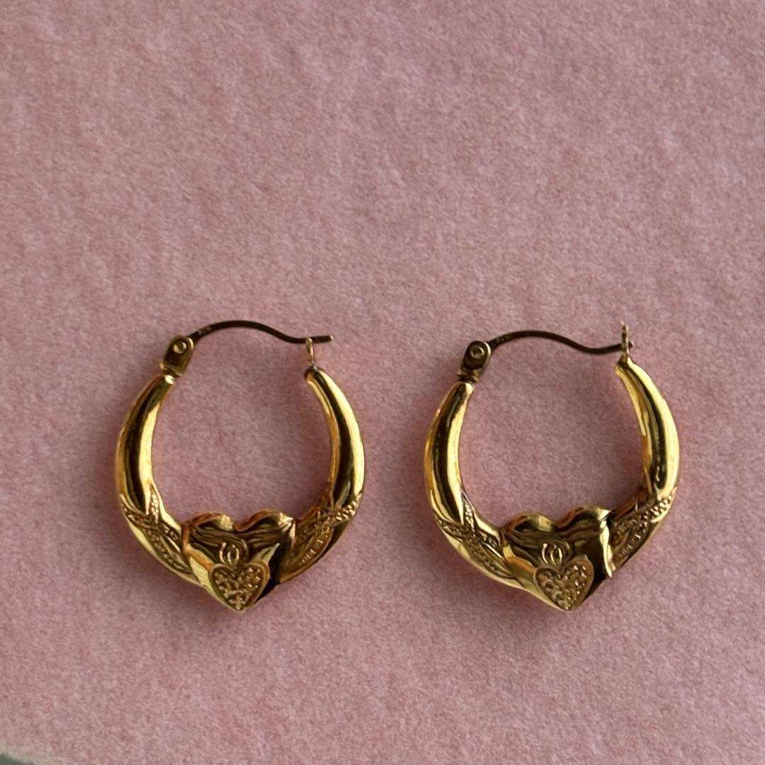 agete k10 フープピアス