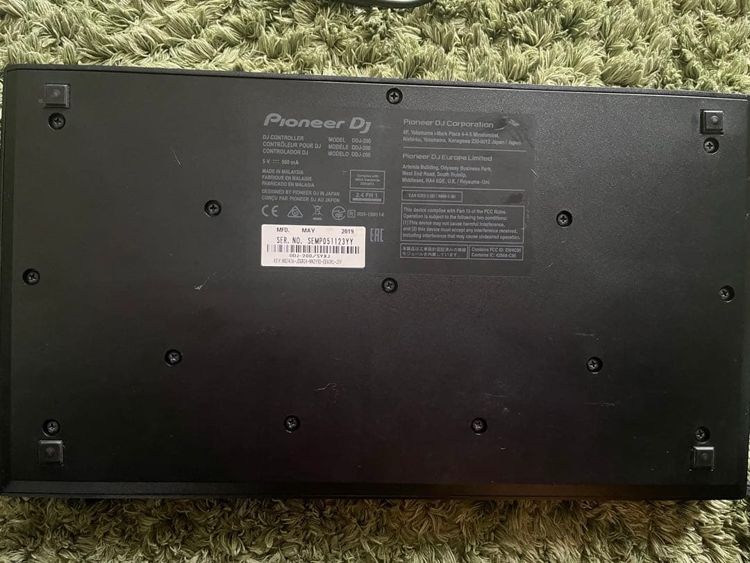 Pioneer DJ DDJ200 DJコントローラーレコボ対応 / 初心者向け