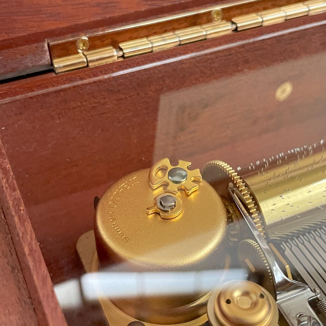 Sankyo【ORPHEUS】オルフェウス 50弁 マホガニー 木箱 オルゴール