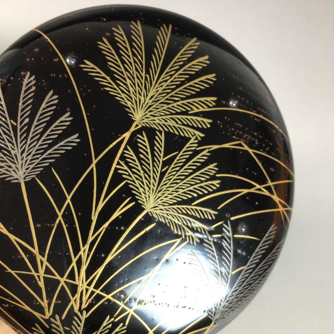 Ｒ７５０　棗　『前端春斎作』『表千家　堀内宗完　箱書』『大棗』　共箱　茶道具