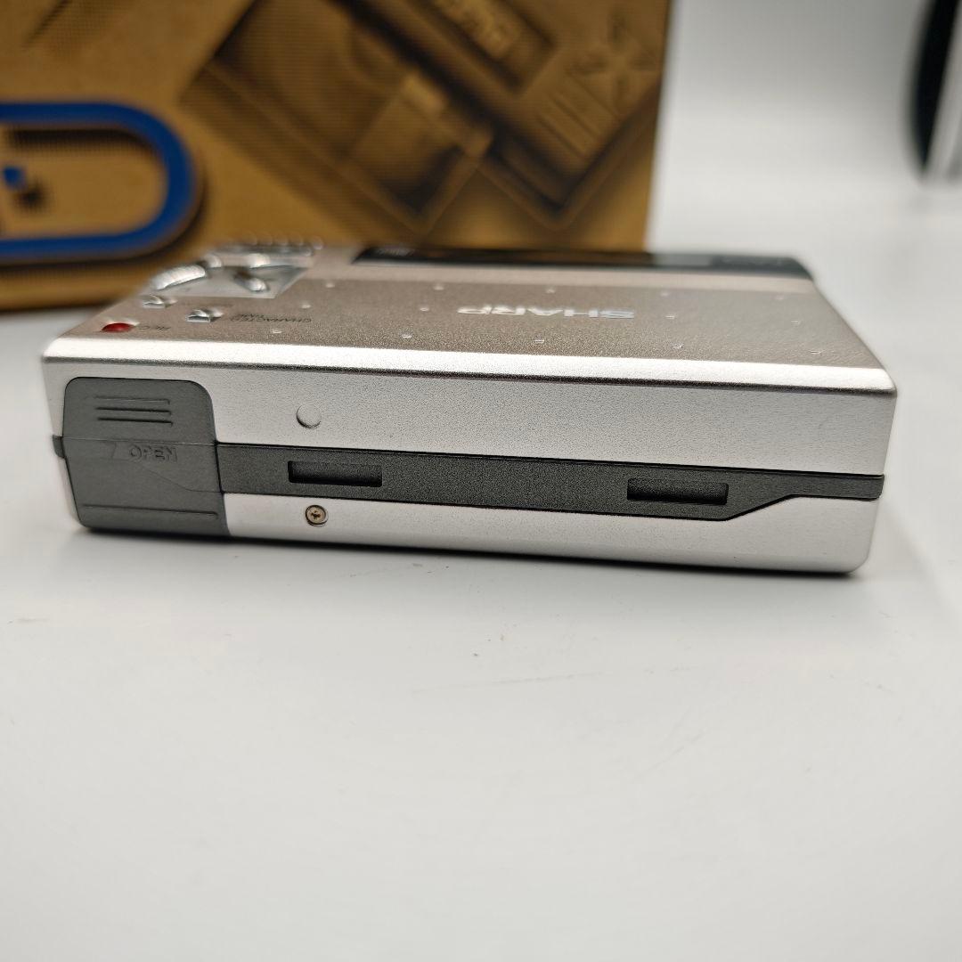 【極美品】 SHARP MD-MS200-S ポータブルMDプレーヤー シャープ
