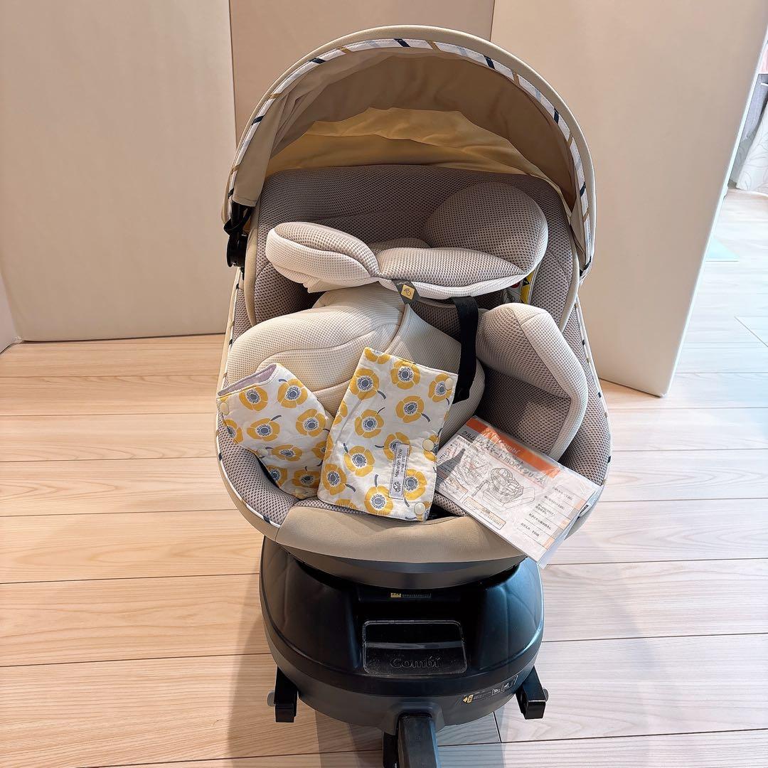 コンビ　チャイルドシート　ISOFIX 人気色ベージュ