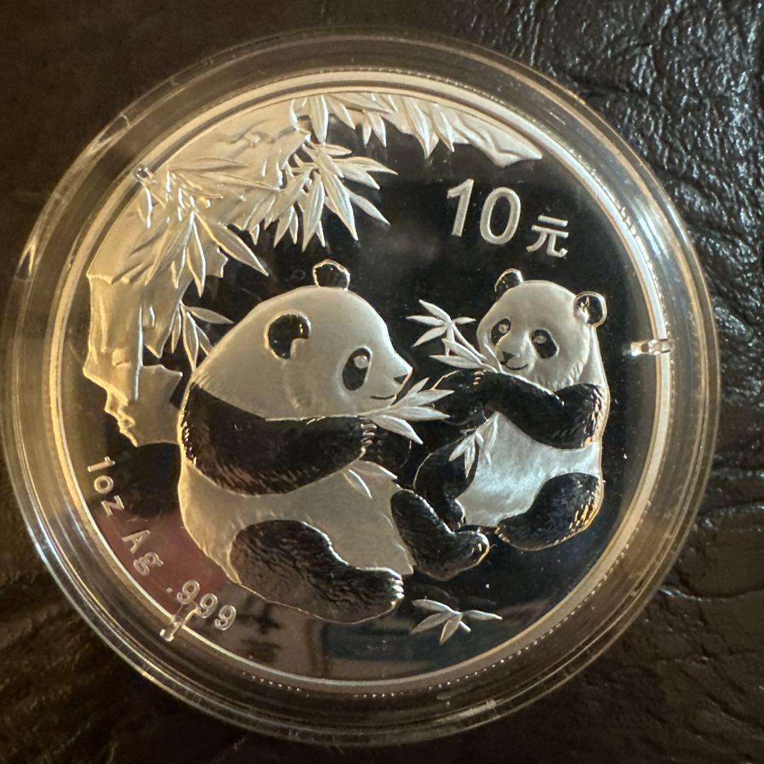 2006年　パンダ銀貨　10元　中国