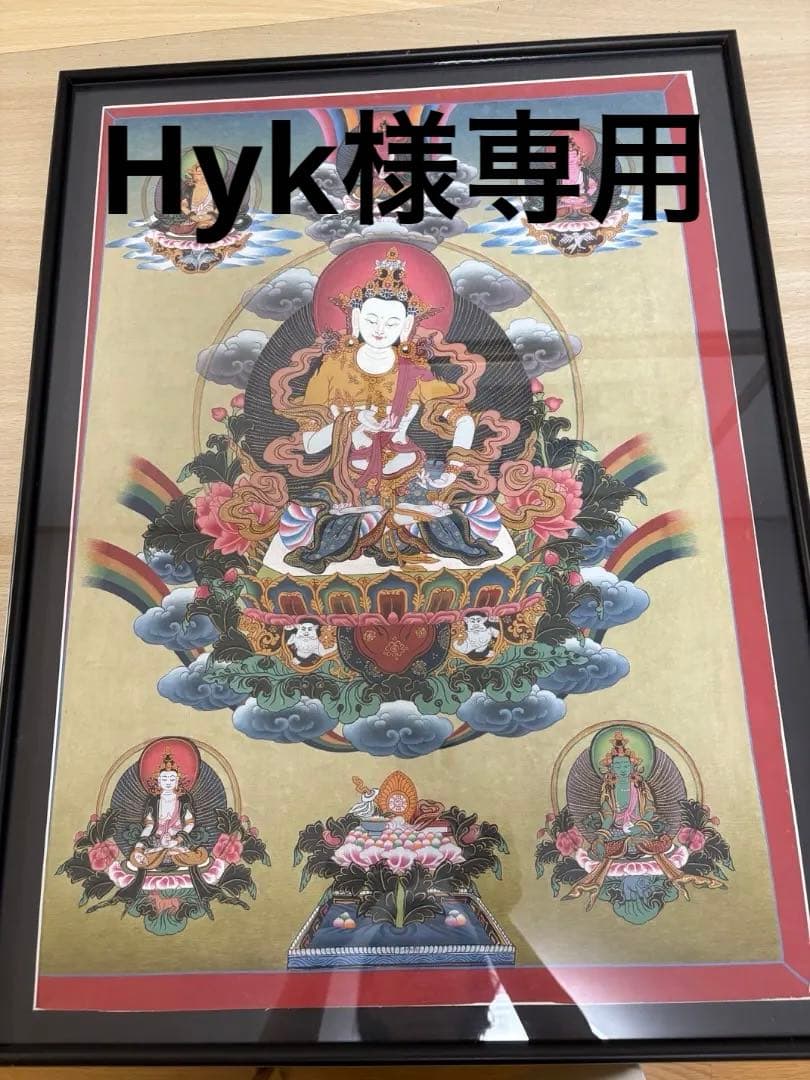 チベット仏画　手書き