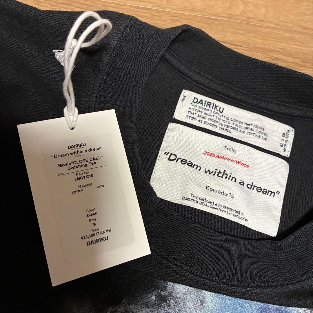 トップス DAIRIKU Movie \"CLOSE CALL\" Swtching Tee