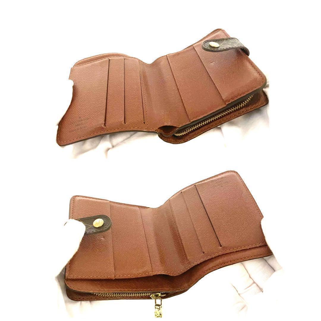 ⭕️コンパクトジップ⭕️ルイヴィトン財布　モノグラム　二つ折り【レディース】