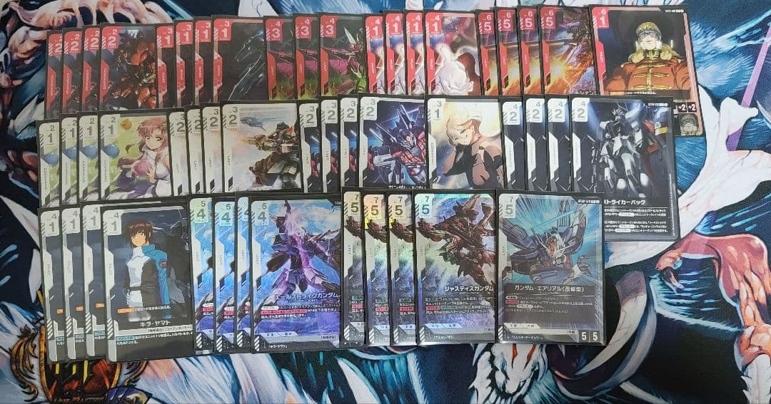 ガンダムカードゲーム 青緑、赤白、緑白、青白デッキパーツ まとめ売り
