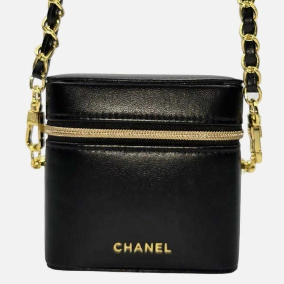 専用❗️CHANEL ノベルティ リップケース ミニショルダーバッグ 黒