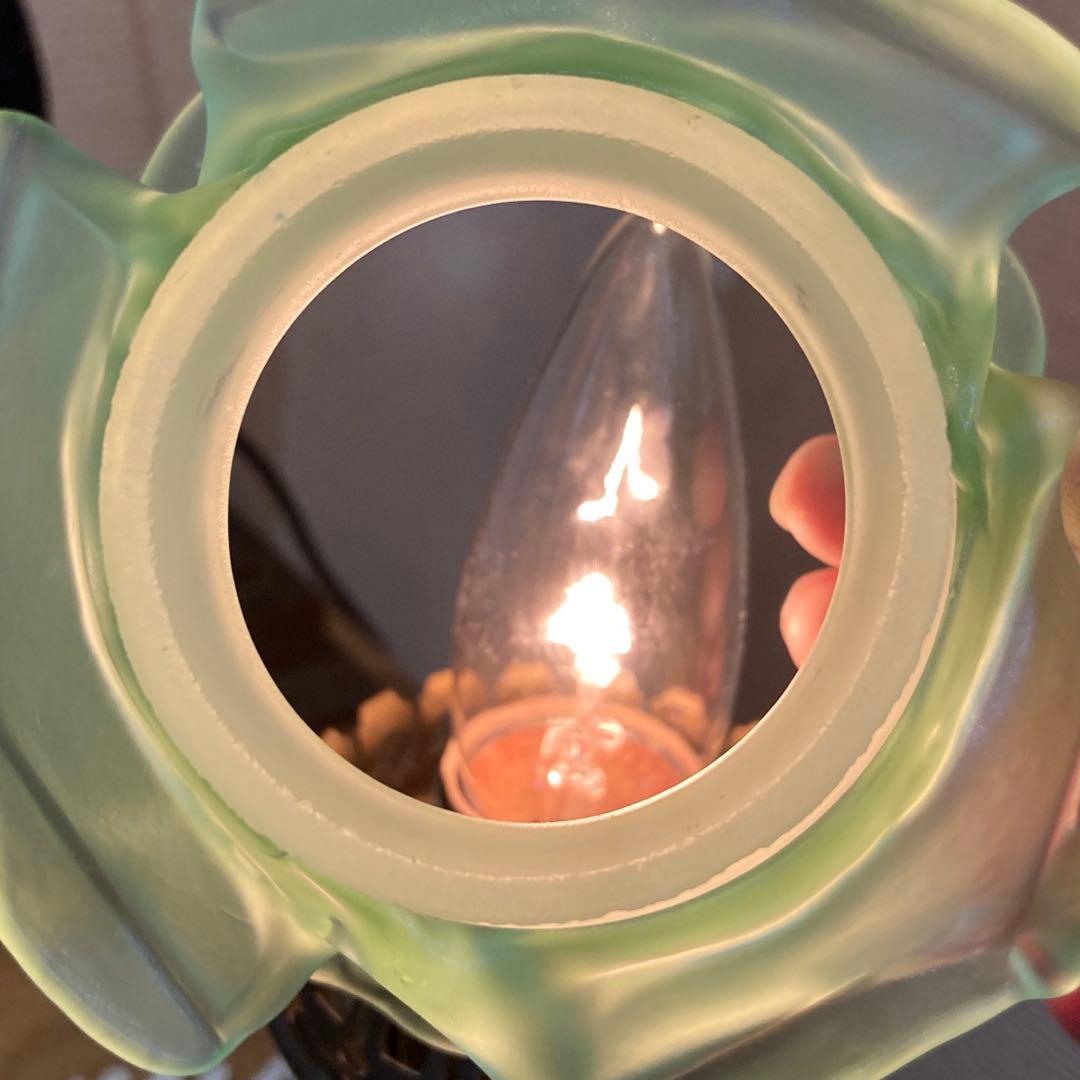 （予約専用⭐︎）ミニシャンデリア　フランスアンティークとローズシェード