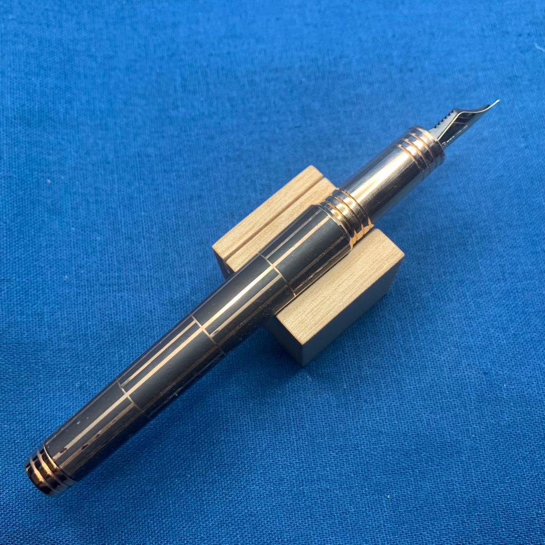 パーカー　プリミエ　18K F 万年筆　ラグジュアリー ブラウンPGT