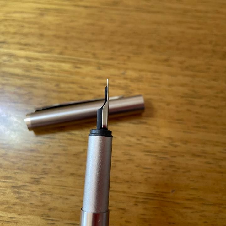 MONTBLANC モンブラン 万年筆 ノブレス MB EF シルバー