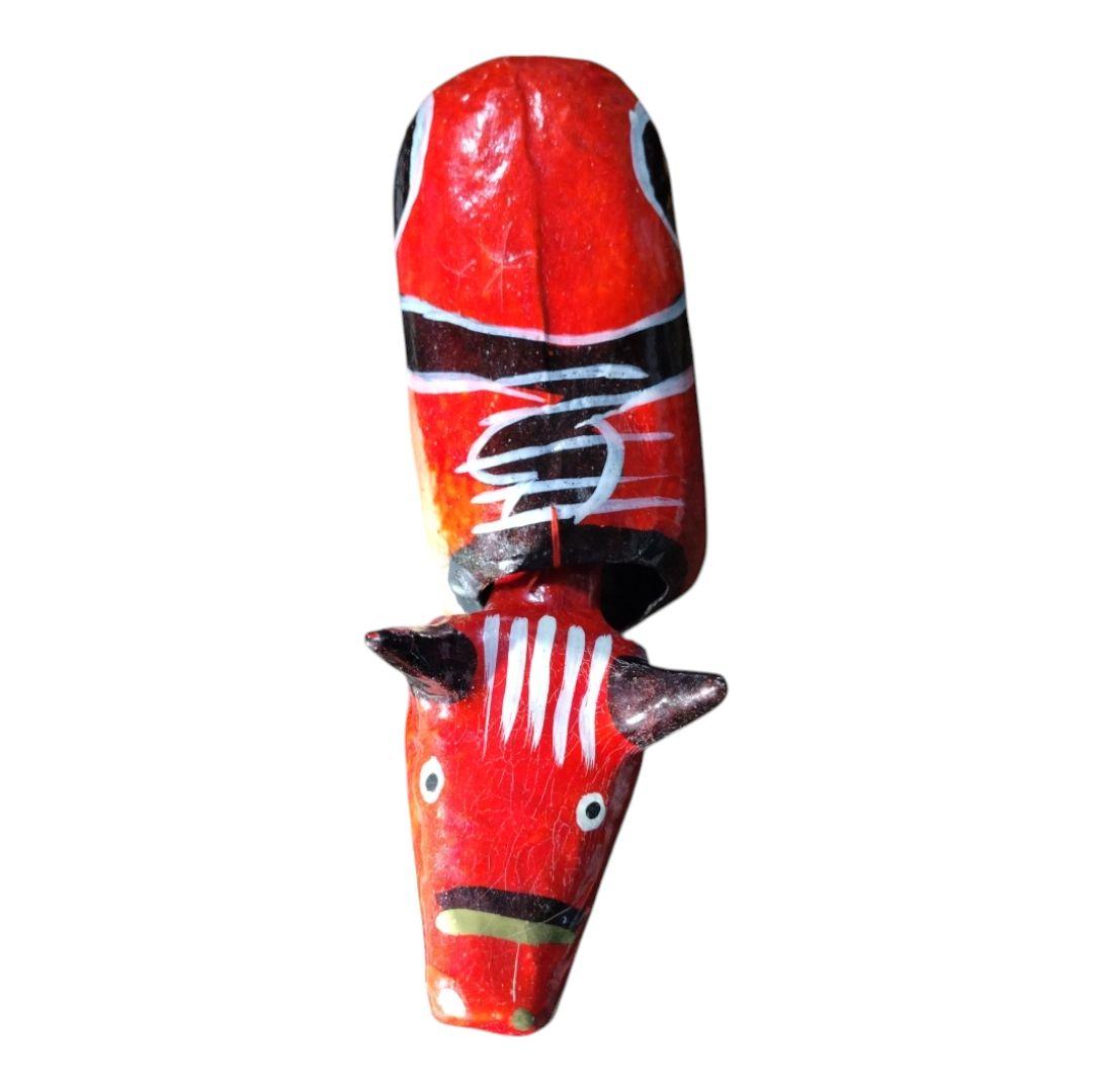 首振り 赤べこ 張子 人形 五十嵐民芸 郷土玩具 会津 牛