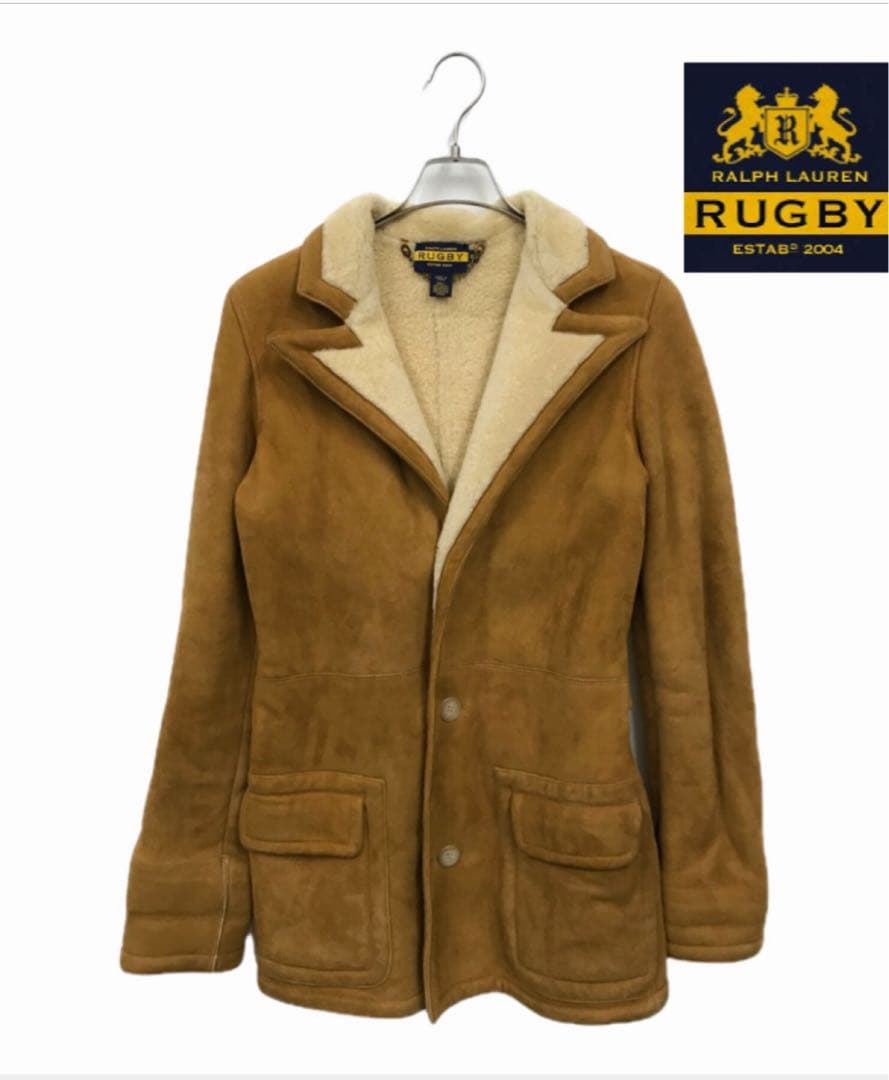 POLO RALPHLAUREN RUGBY シープスキン　ムートンコート