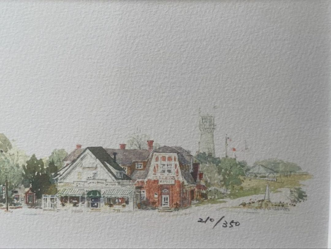 レオナルドウェーバー チャットハム リトグラフ Edition 210/350