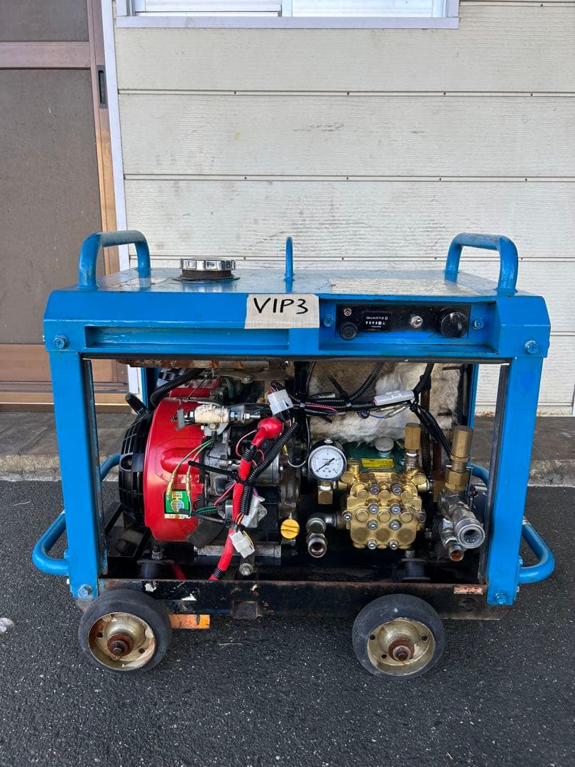 ★ツルミHPJ-5ESM高圧洗浄機防音ガン・高圧ホース・給排水ホースセット