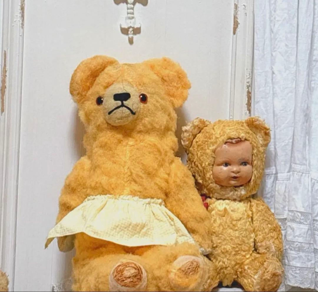 ドイツ　ʕ•ᴥ•ʔ ヴィンテージベア　アンティークベア　アンティークテディベア