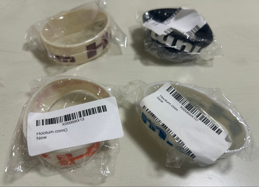 Hoolum ラバーバンド4個セット　赤西　錦戸　着用