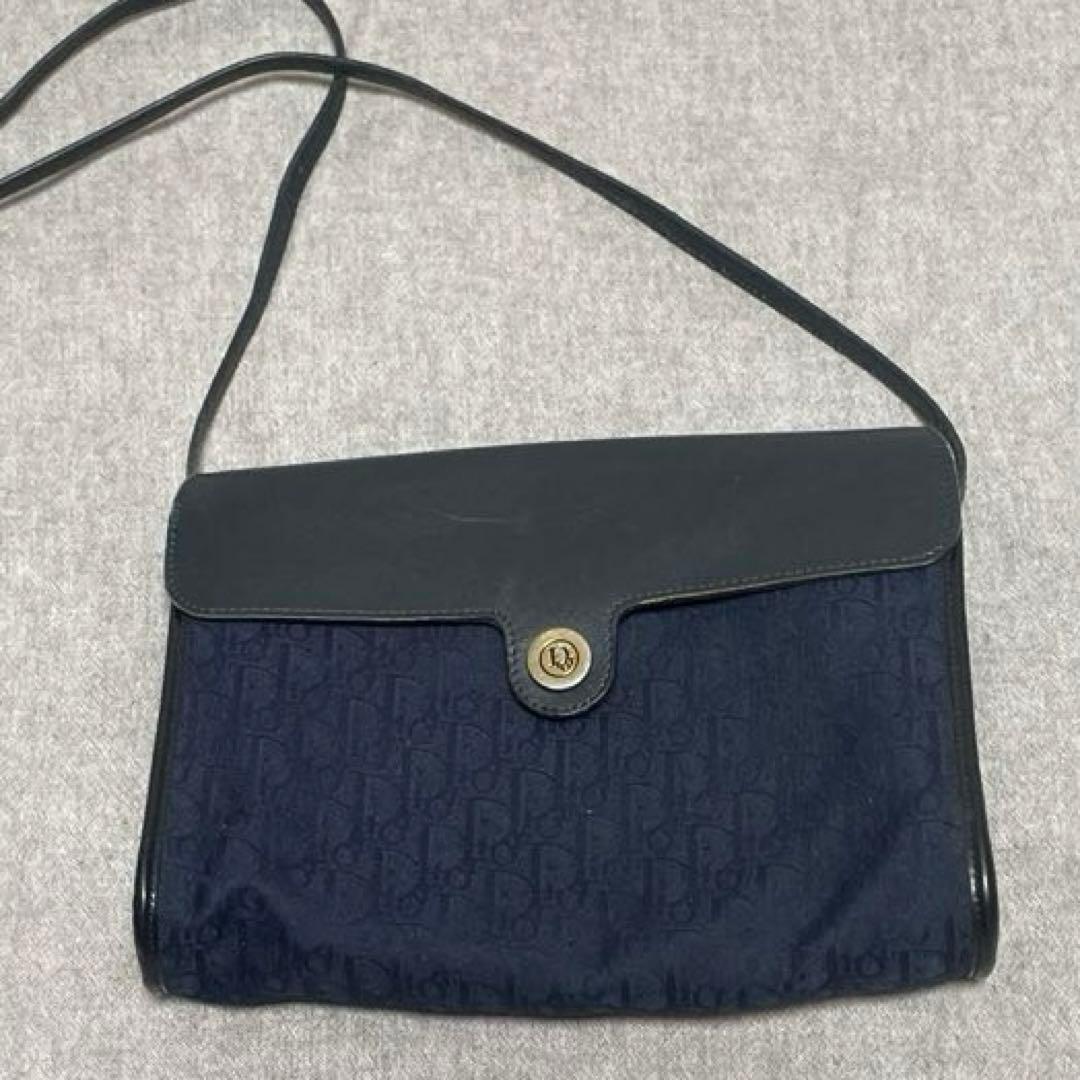 ※19日までの出品※Dior ショルダーバッグ　トロッター柄　ヴィンテージ