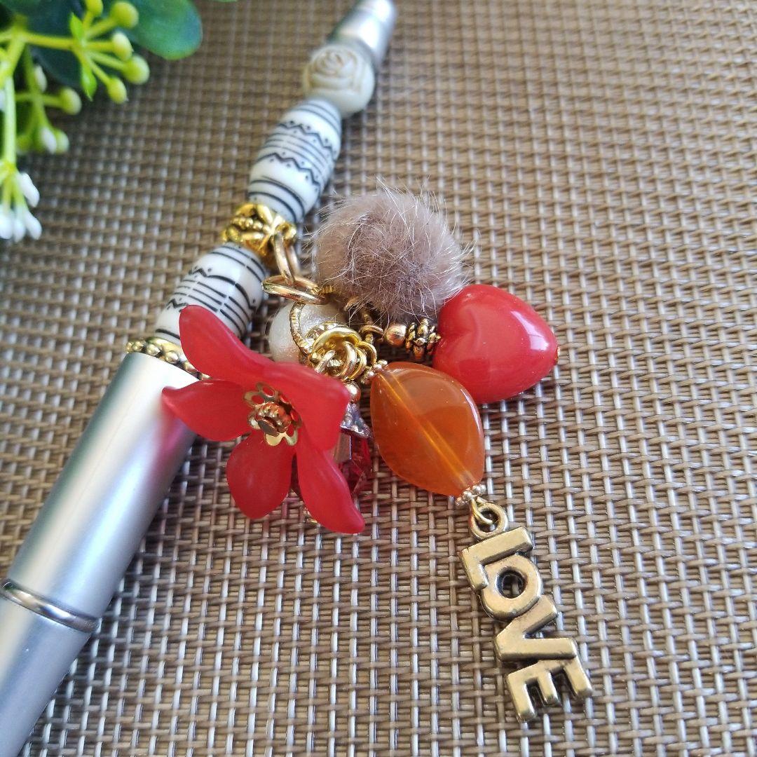 カスタムボールペン　　赤が好き♡　nえ