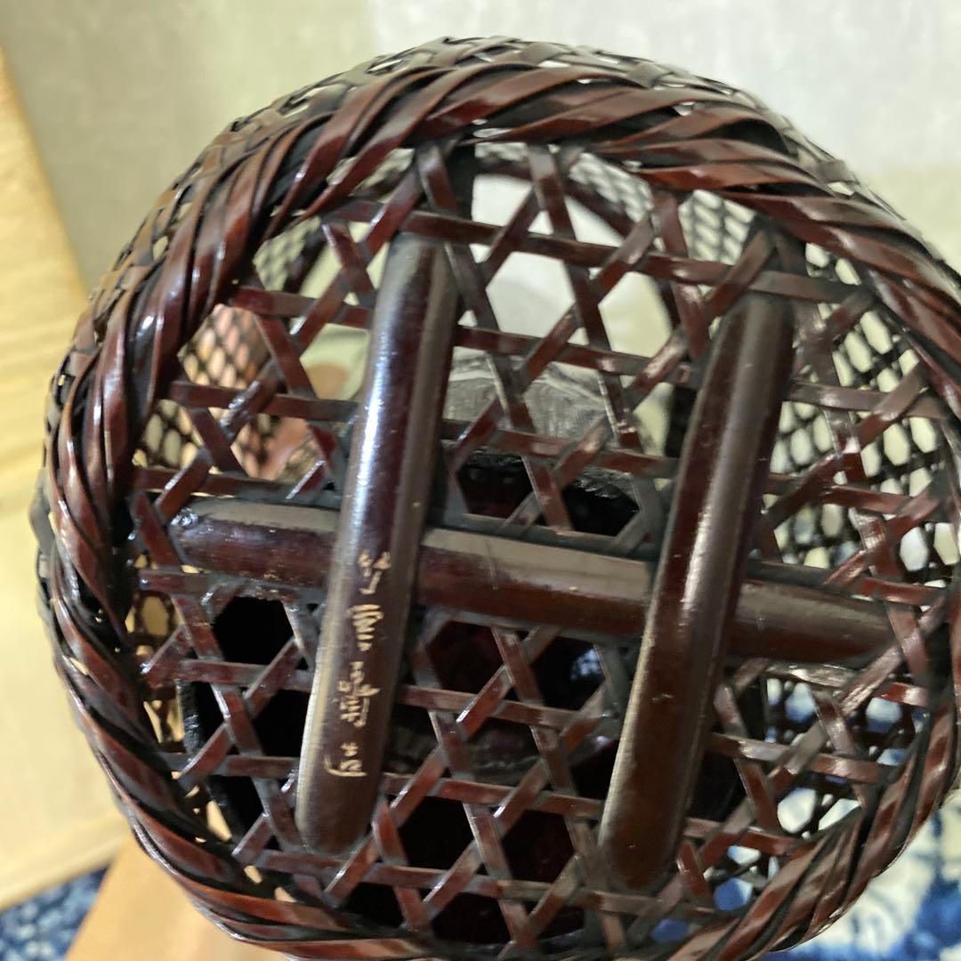 竹雲斎　筒形花籠