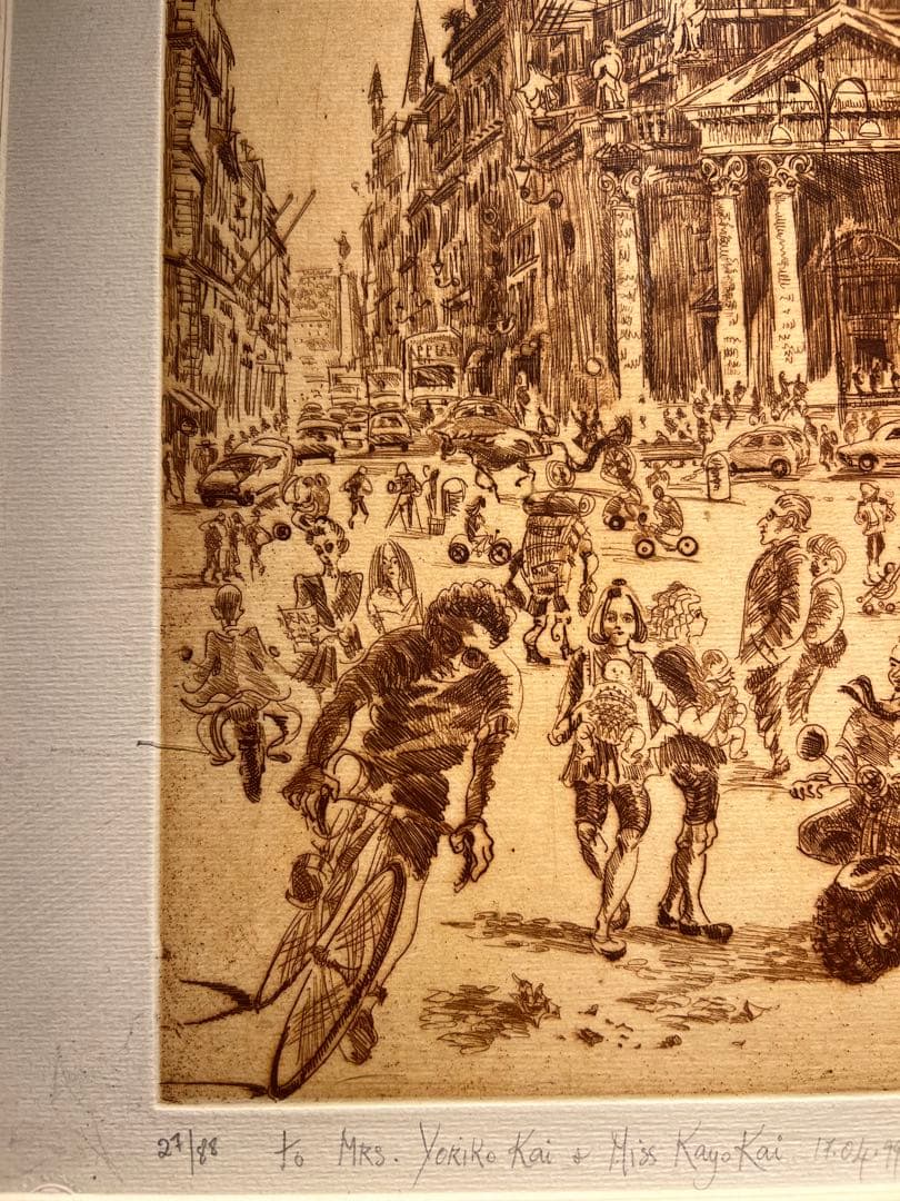 精密エッチング【Piazza del Popolo - Roma】88部限定