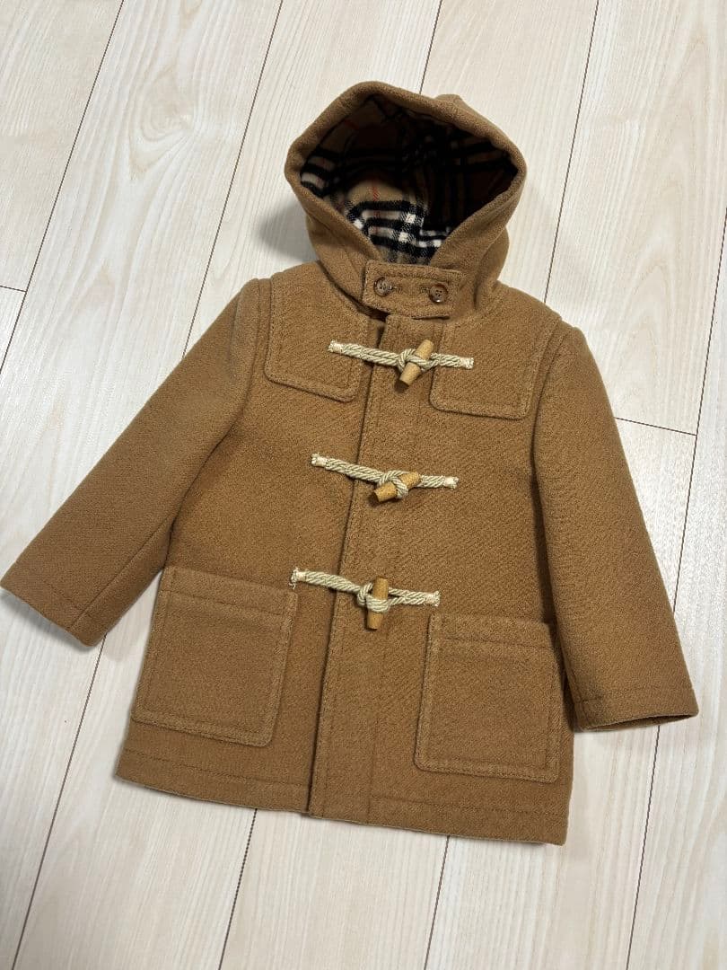 未使用 バーバリー ダッフルコート 90〜100 キャメル アウター ダッフル
